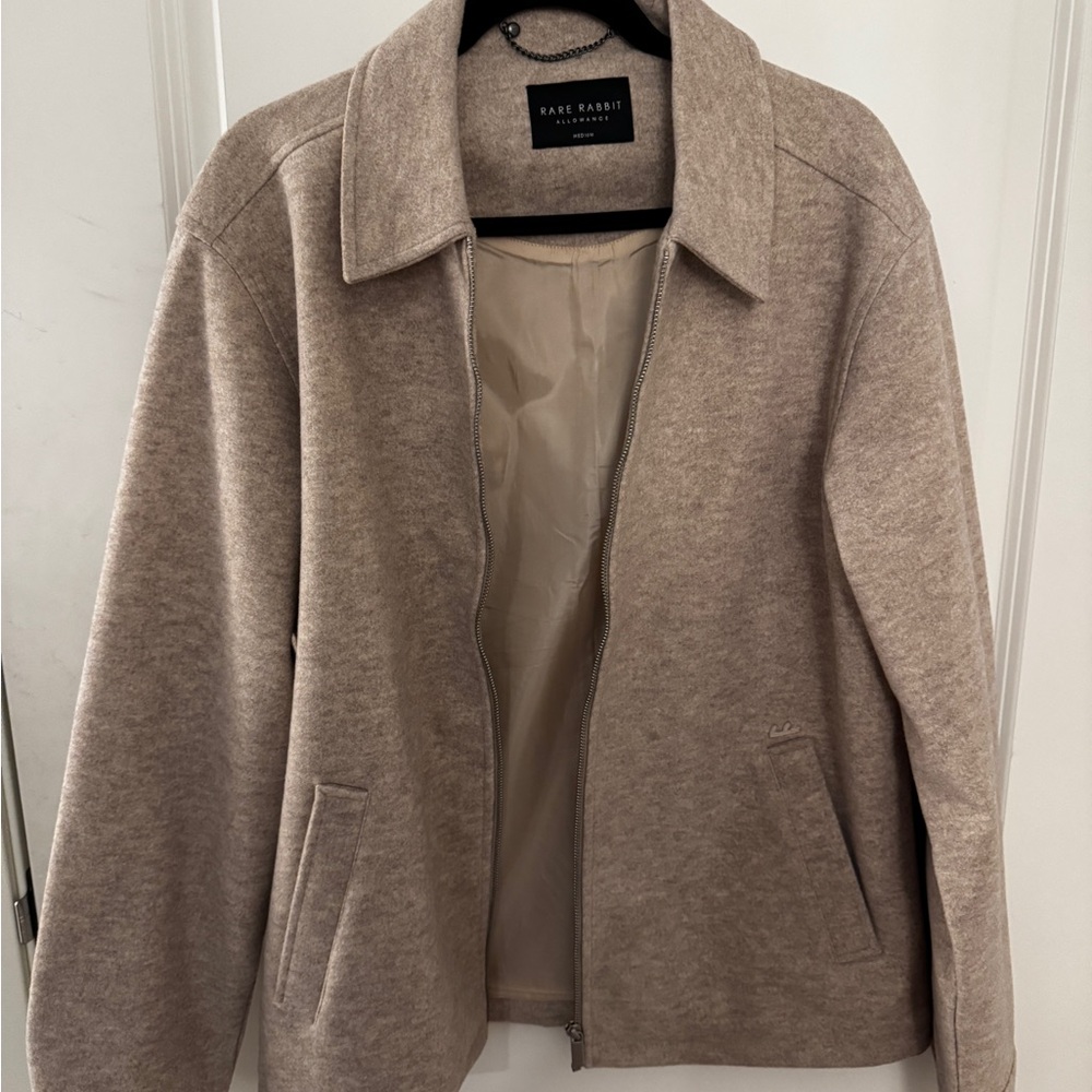 Men's Beige Utility Jacket